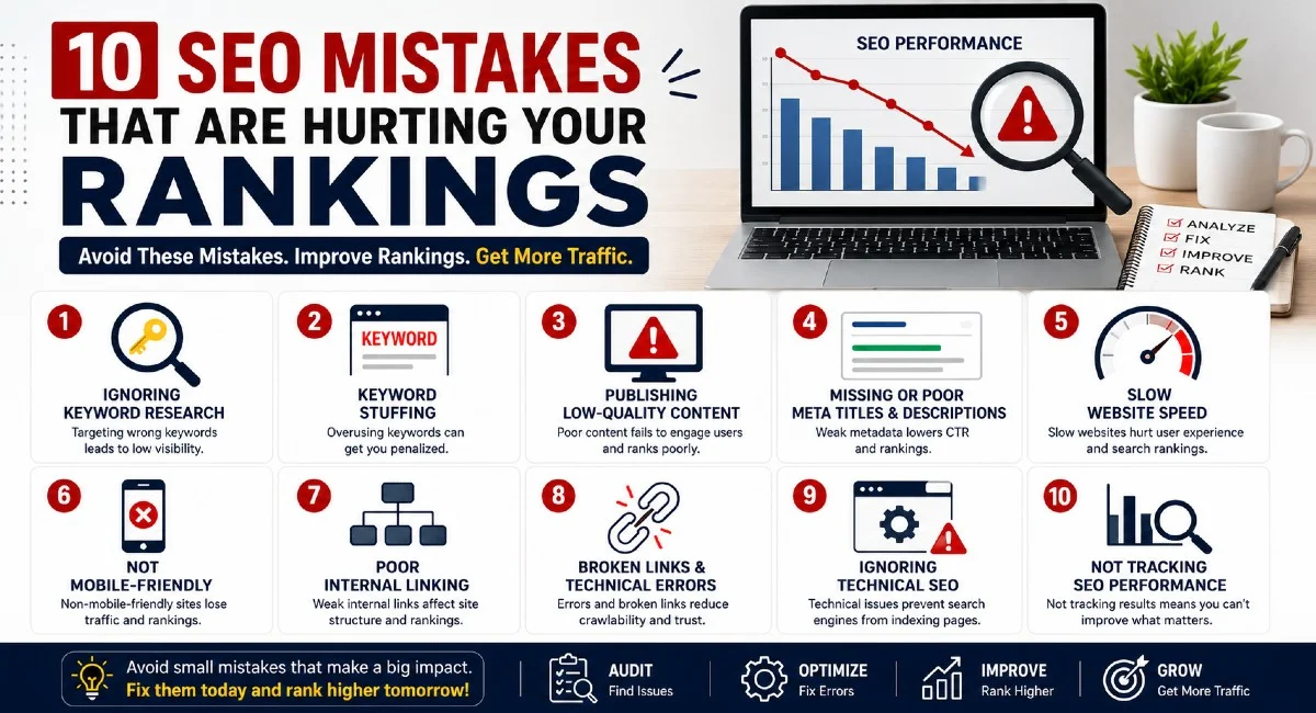 Common SEO Mistakes That Hurt Your Website Rankings